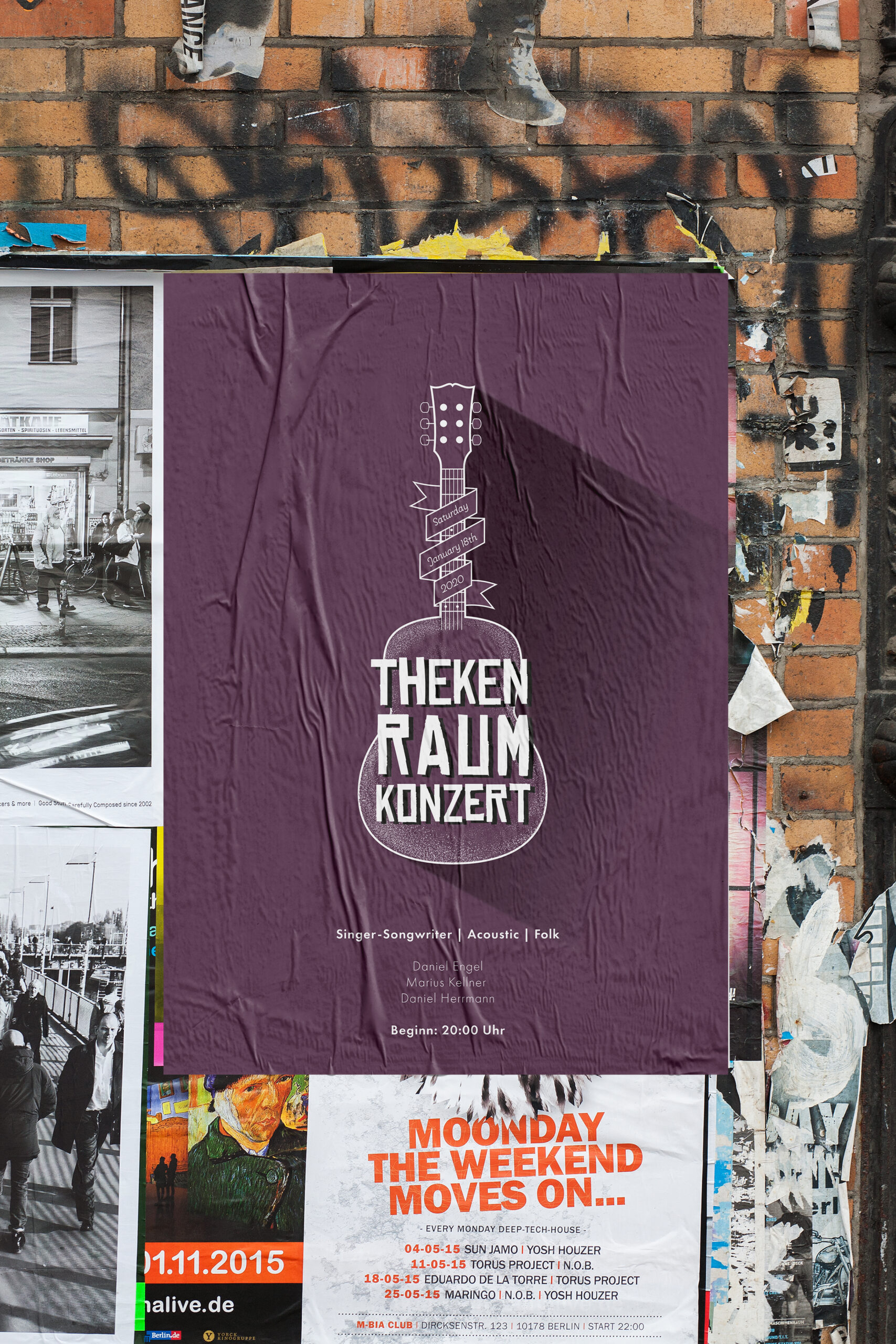 Posterdesign Konzertabend