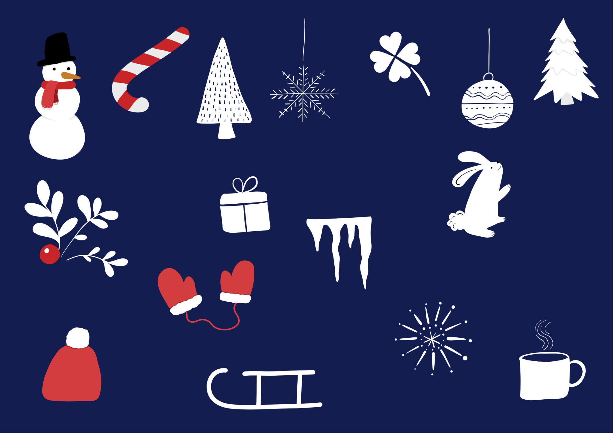 Weihnachten Illustrationen