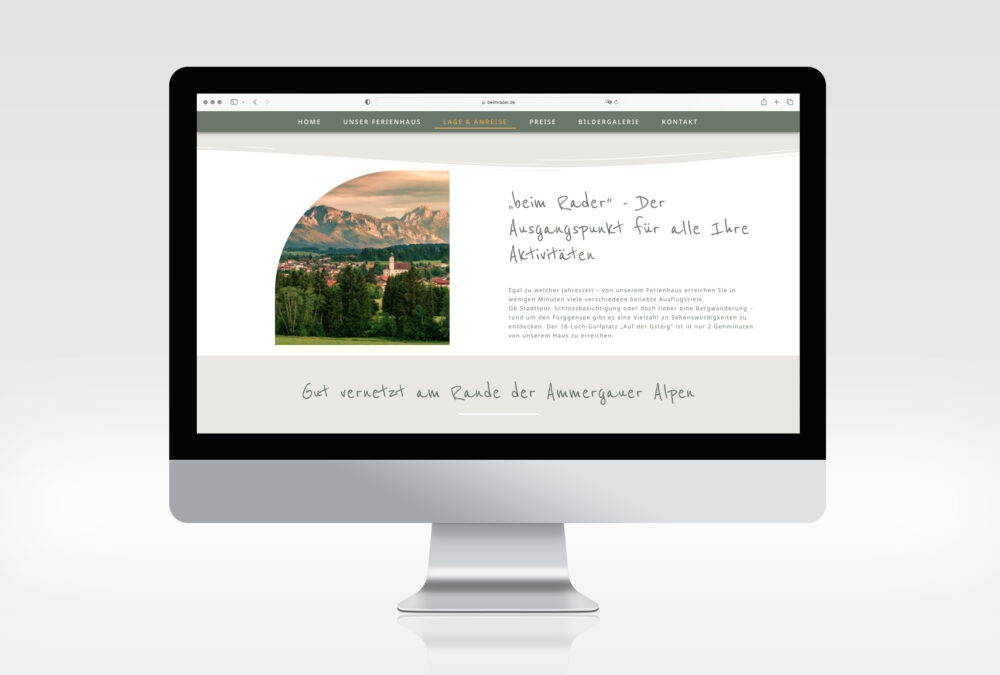 Beim Rader Website Lage